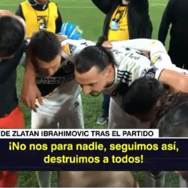 La particular arenga de Zlatan después del partido: "Vamos a destruirlos"