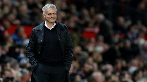 José Mourinho durante su paso por Manchester United.