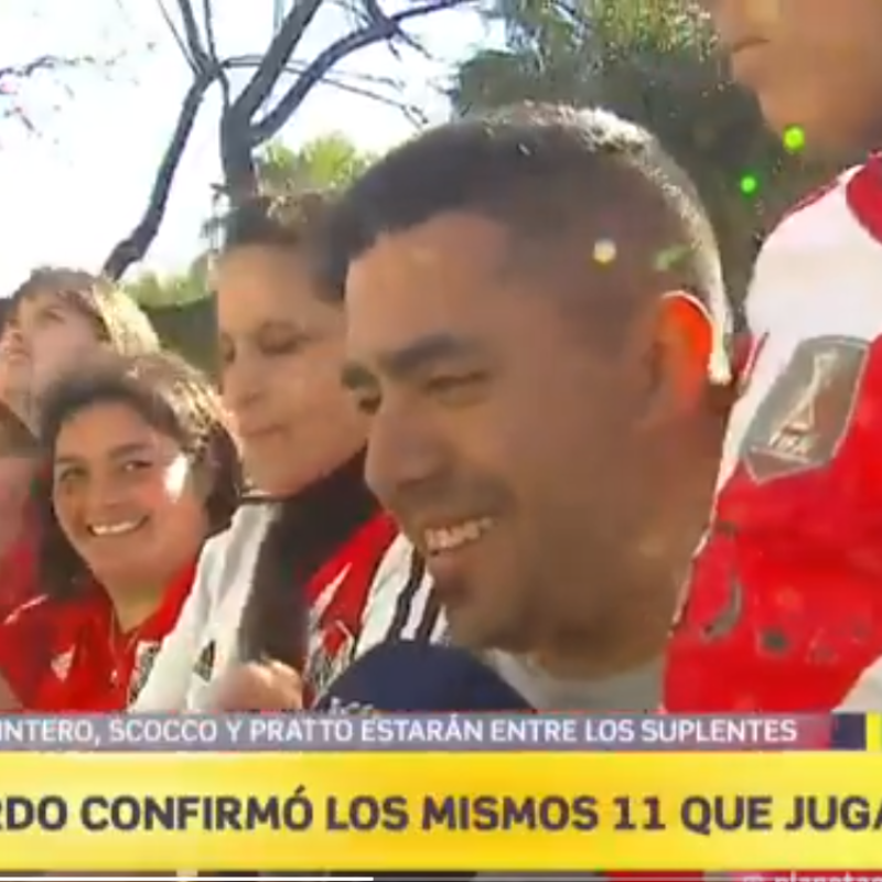 Lo bancamos a muerte: un hincha de Boca llevó a su hija al banderazo de River