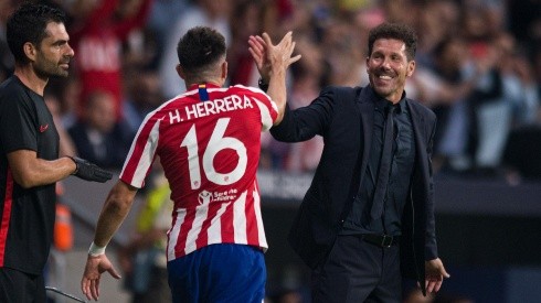 Simeone elogió a Héctor Herrera tras el triunfo de Atlético de Madrid