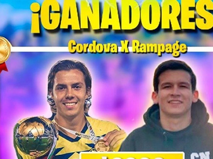 De futbolista a gamer: Sebastián Córdova gana un torneo de Fortnite