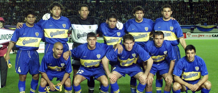 ABAJO A LA DERECHA. José Basualdo antes de la final ante Real Madrid en 2000.