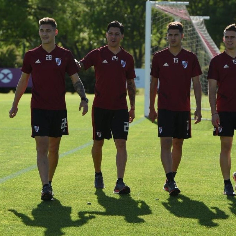 Tras el éxtasis, River prepara su formación para recibir a Colón