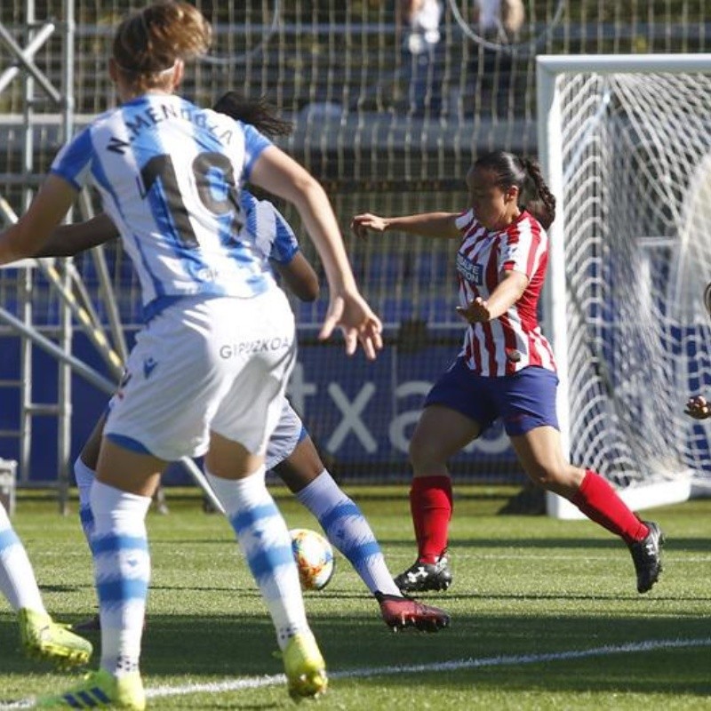 Charlyn Corral, imparable: marcó su tercer gol al hilo en Atlético de Madrid