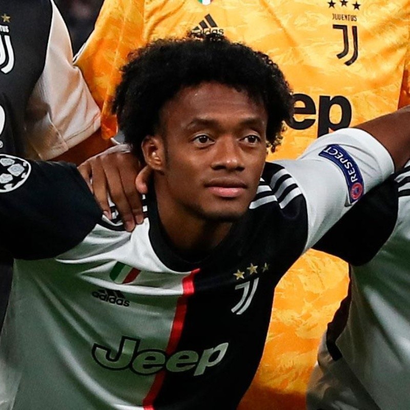 Cuadrado se acordó de su exclub en Instagram tras el empate de Juventus