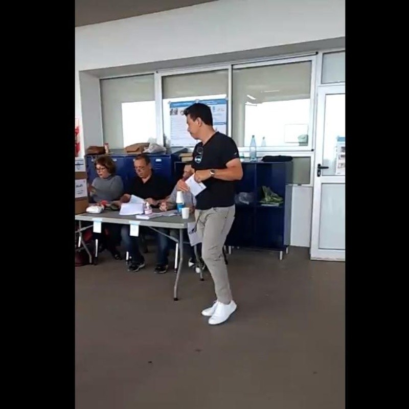 Video: el momento en el que votó Marcelo Gallardo