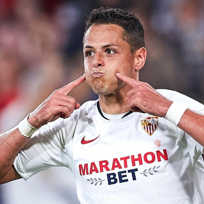 La palabra de Chicharito después de su golazo en Sevilla