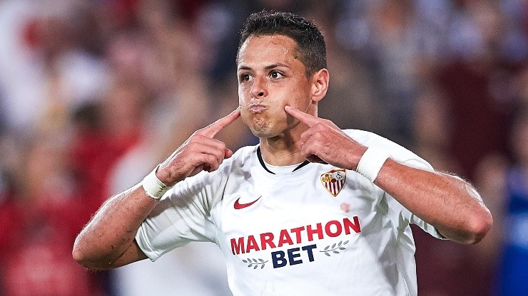 La palabra de Chicharito después de su golazo en Sevilla