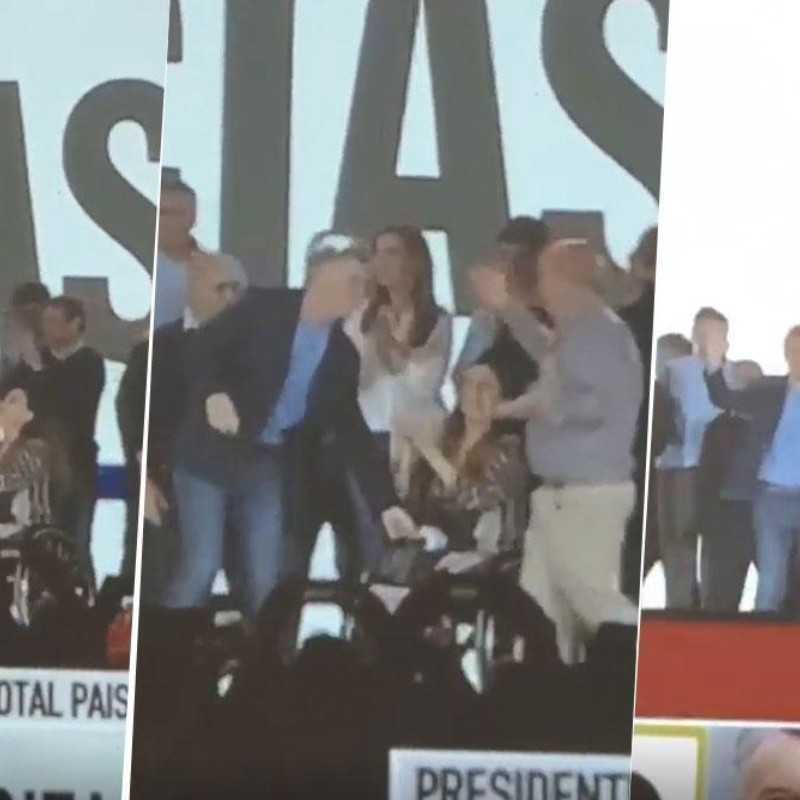 Es viral: lo que hizo Macri con su micrófono al terminar su discurso tras las elecciones