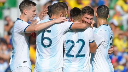Argentina en el pasado amistoso contra Ecuador.