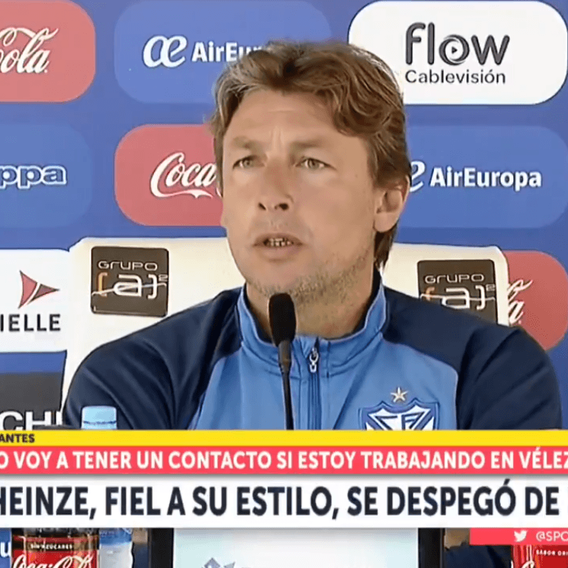 Heinze, sobre Boca: "¿Cómo voy a tener un contacto si estoy trabajando en Vélez?"