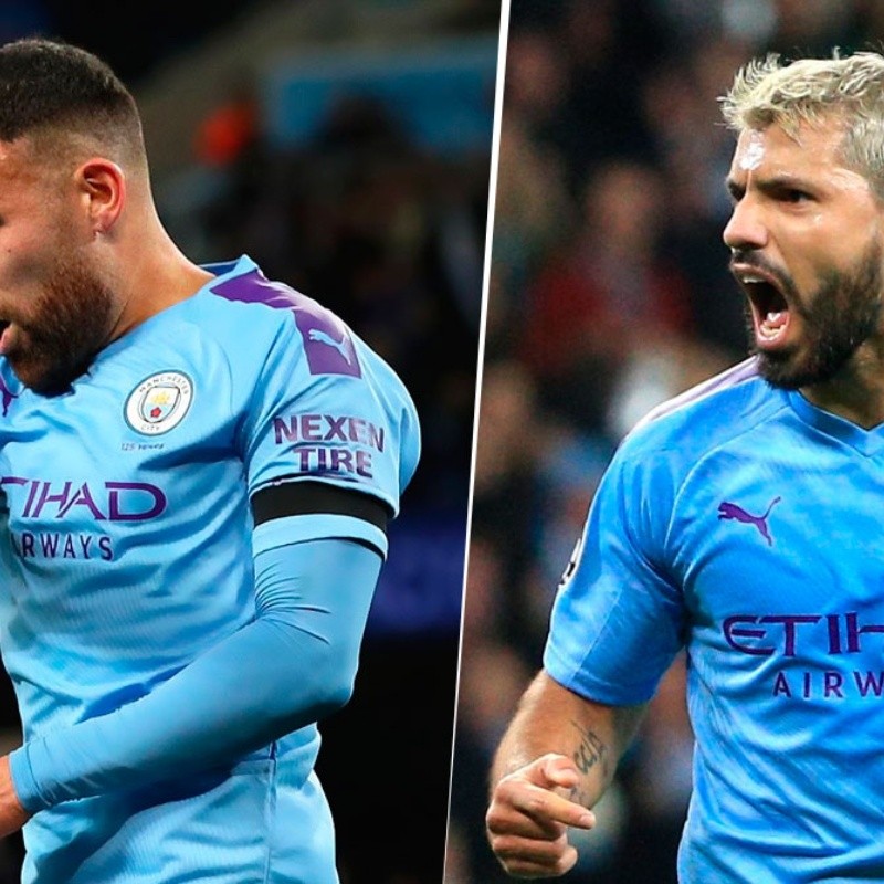 Triunfo argento: dos goles de Agüero y uno de Otamendi clasificaron al City