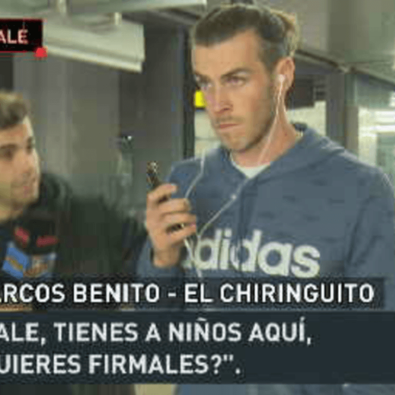 En El Chiringuito no dejan en paz a Bale y le recriminan su actitud con un niño