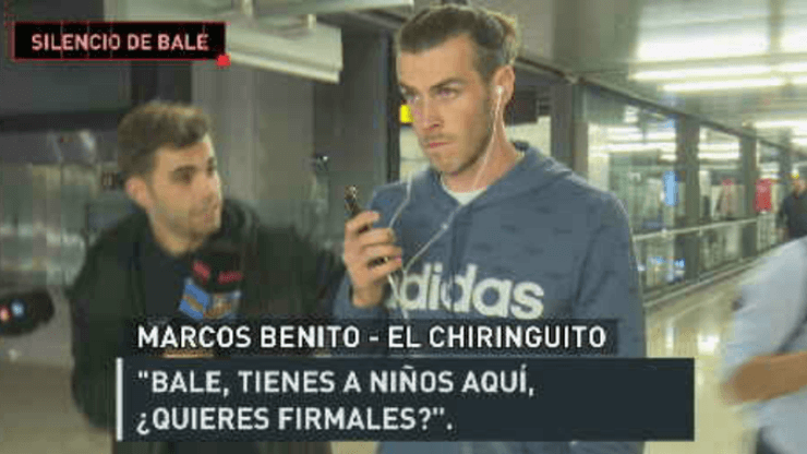 En El Chiringuito no dejan en paz a Bale y le recriminan su actitud con un niño