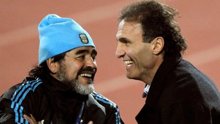 Ruggeri eligió un fotón para desearle feliz cumpleaños a Maradona