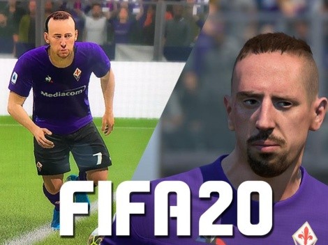 ¡Ahora sí! FIFA 20 actualiza el rostro de Frank Ribéry en el juego