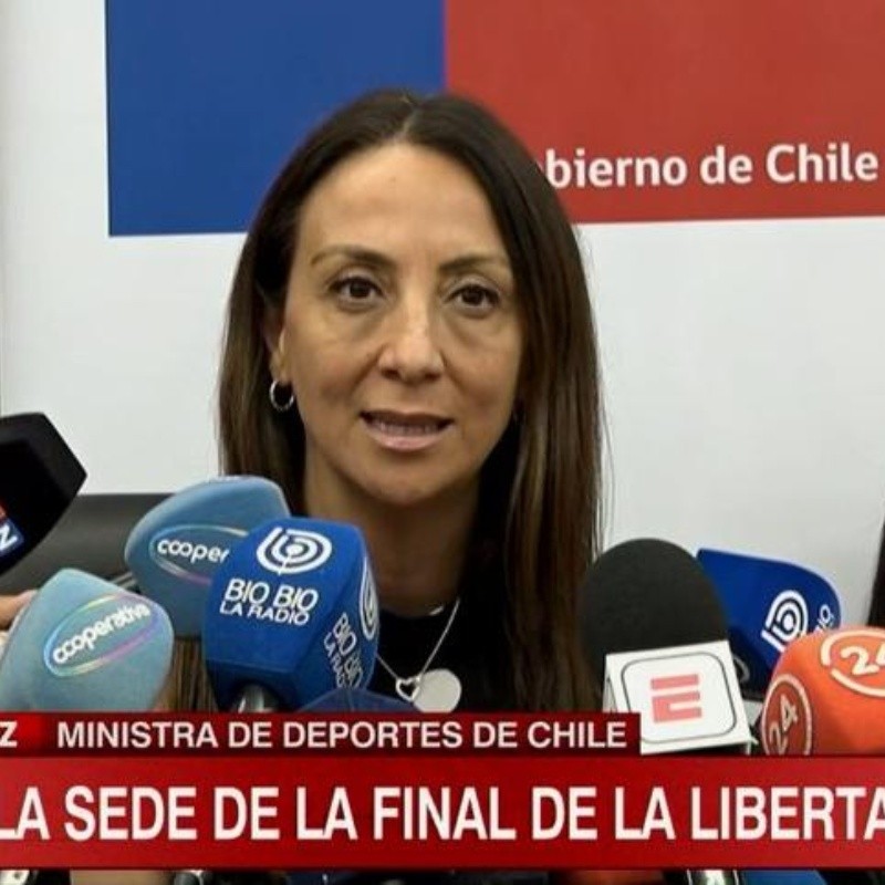 Lo confirmó la Ministra de Deporte de Chile: la final de la Copa Libertadores es en Santiago