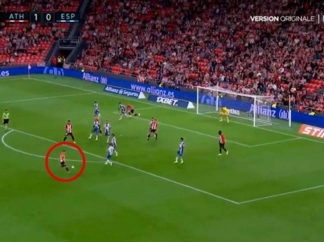 Pecho, pique y al arco: Muniaín hizo el gol soñado para el Athletic