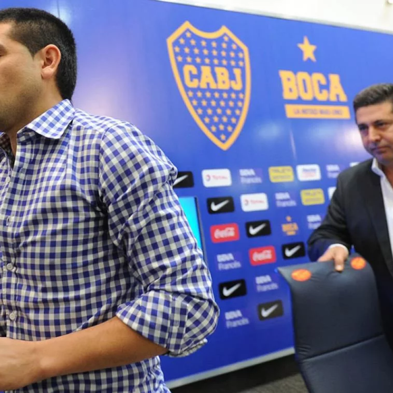 Habló Angelici tras la bomba sobre Riquelme: "Ojalá sea vicepresidente"