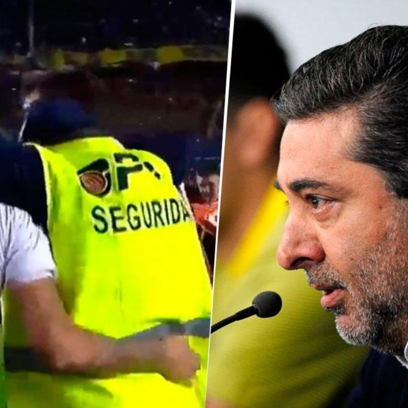 La polémica frase de Angelici sobre el seguridad despedido tras el Boca-River