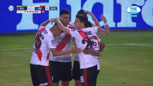 El tridente: Borré metió el pase clave, Suárez asistió a de la Cruz y gol de River