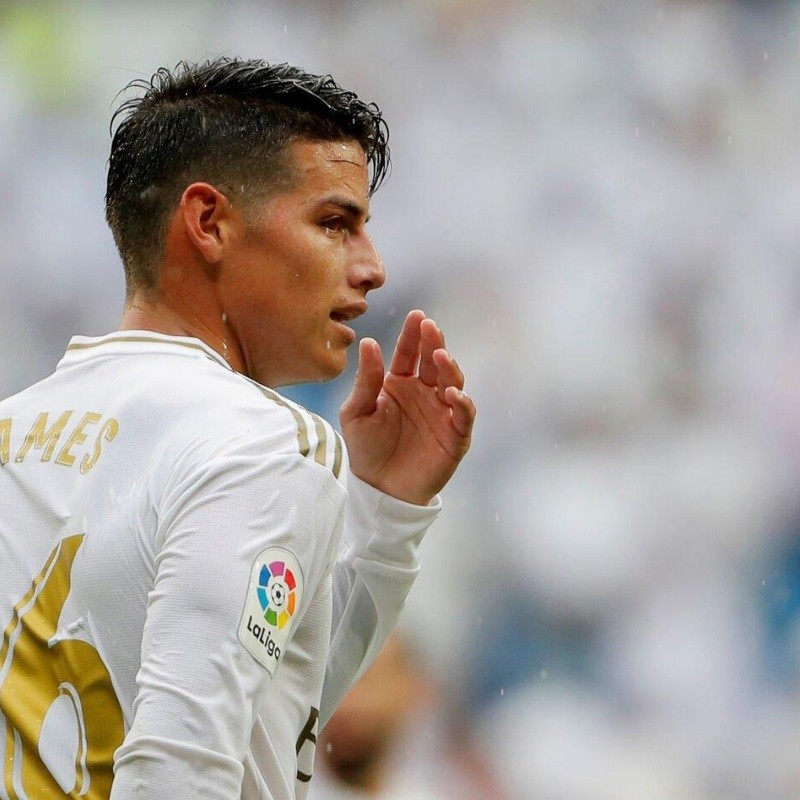 James Rodríguez, sin fecha de regreso en Real Madrid