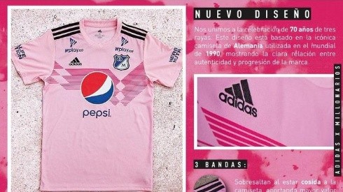 Filtran la posible nueva camiseta de Millonarios para 2020 y sus hinchas explotan en redes