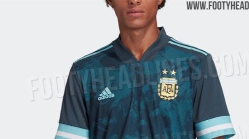 Filtran la camiseta suplente que la Selección Argentina usaría en la Copa América 2020