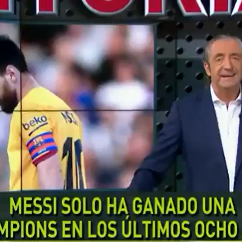 Picante editorial de El Chiringuito que terminó en Messi y en Gallardo