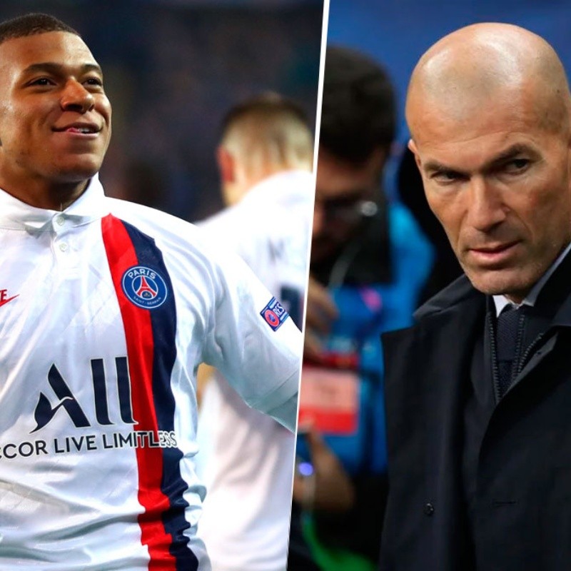 A Zidane le preguntaron por Mbappé: "Siempre dijo que su sueño era jugar en Real Madrid"