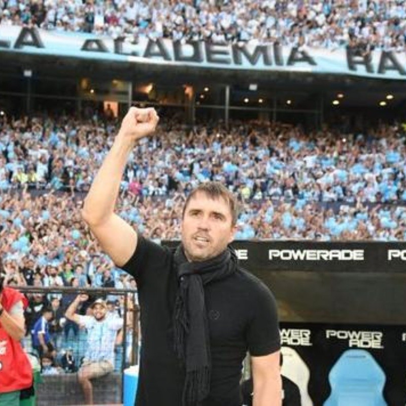 Fox Sports: "Coudet ya le comunicó a Blanco y Milito que se va de Racing"