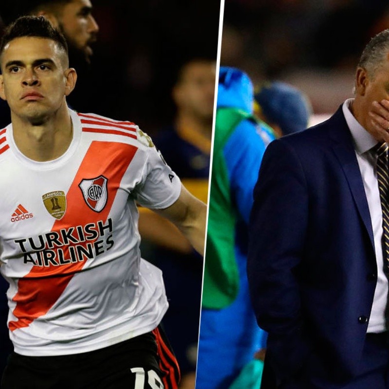 La respuesta de Borré a Alfaro sobre "los jugadores de River se tiran permanentemente"