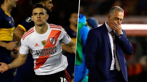 La respuesta de Borré a Alfaro sobre "los jugadores de River se tiran permanentemente"