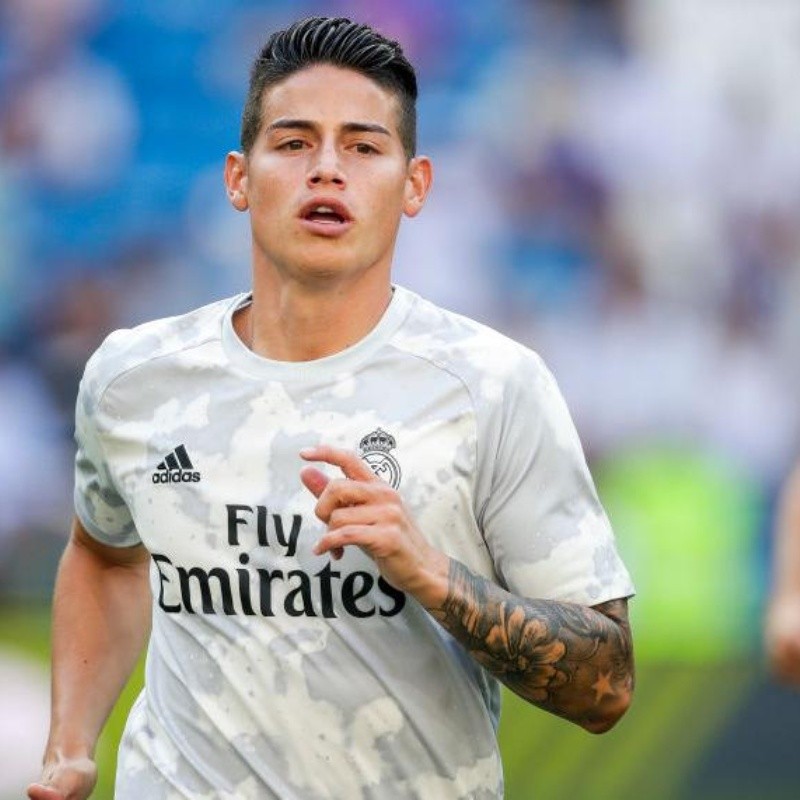 Exjugador del Real Madrid le da con todo a James: "No parece realmente profesional''