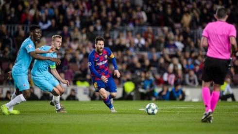 Foto de Lionel Messi, jugador de Barcelona.