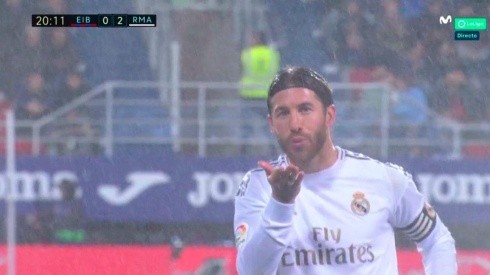 Hoy a Sergio Ramos no le hizo falta un Panenka para engañar al arquero