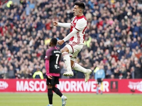 Vuela alto: Lisandro Martínez se anotó en la goleada del Ajax al Utrecht