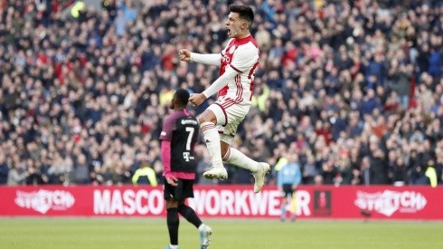 Vuela alto: Lisandro Martínez se anotó en la goleada del Ajax al Utrecht