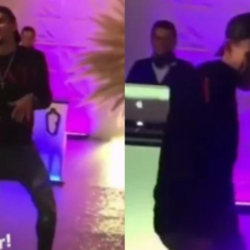 El 'flow' de Lucho Díaz durante fiesta de esposa de Matheus Uribe