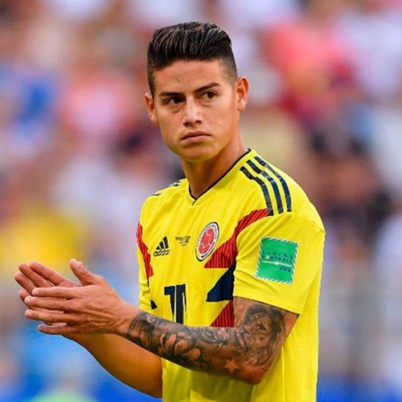 James Rodríguez parece una estrella de rock en su último posteo de Instagram