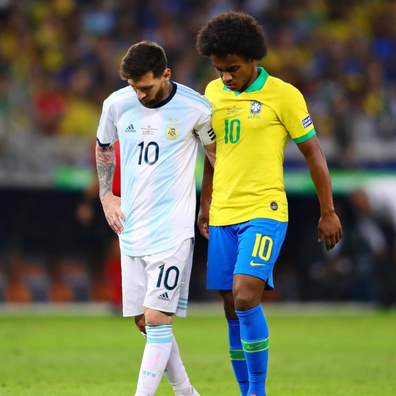 Willian cree saber qué tiene que hacer Brasil para anular a Messi