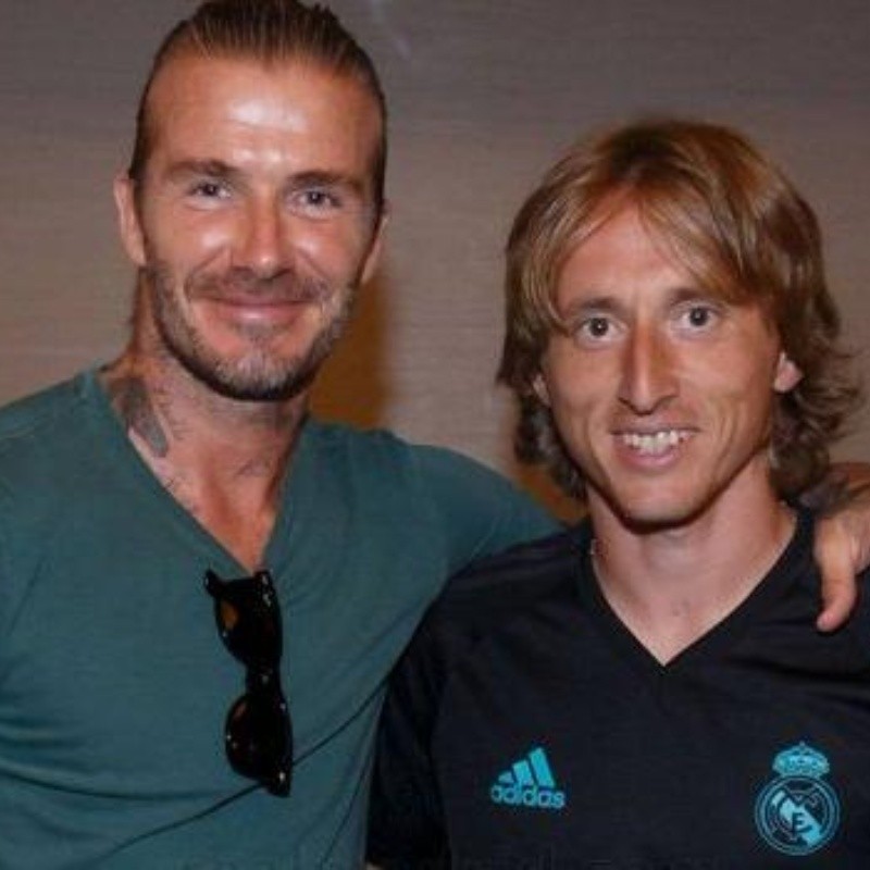 Beckham tienta a Modric con la MLS y preocupa al Real Madrid