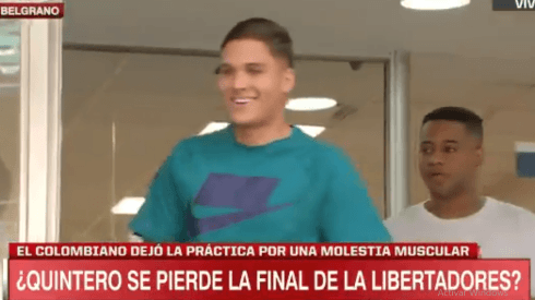 La felicidad de Juan Fernando Quintero.