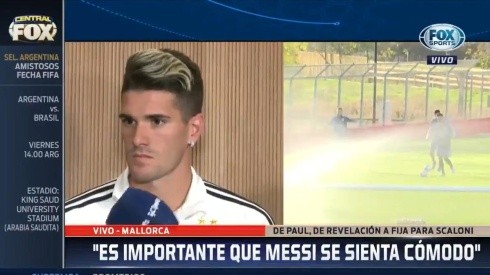 Rodrigo De Paul: "El único titular en la Selección Argentina es Messi"