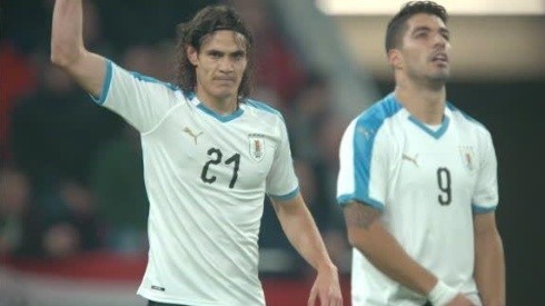 Para que miren en PSG: Cavani tardó 15' en abrir el marcador para Uruguay