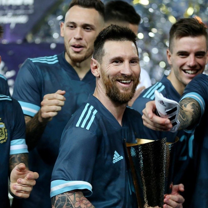 Las 4 fotos que eligió Messi en Instagram tras ganarle a Brasil