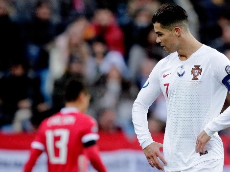 Portugal clasificó a la Eurocopa, Cristiano Ronaldo celebró a medias