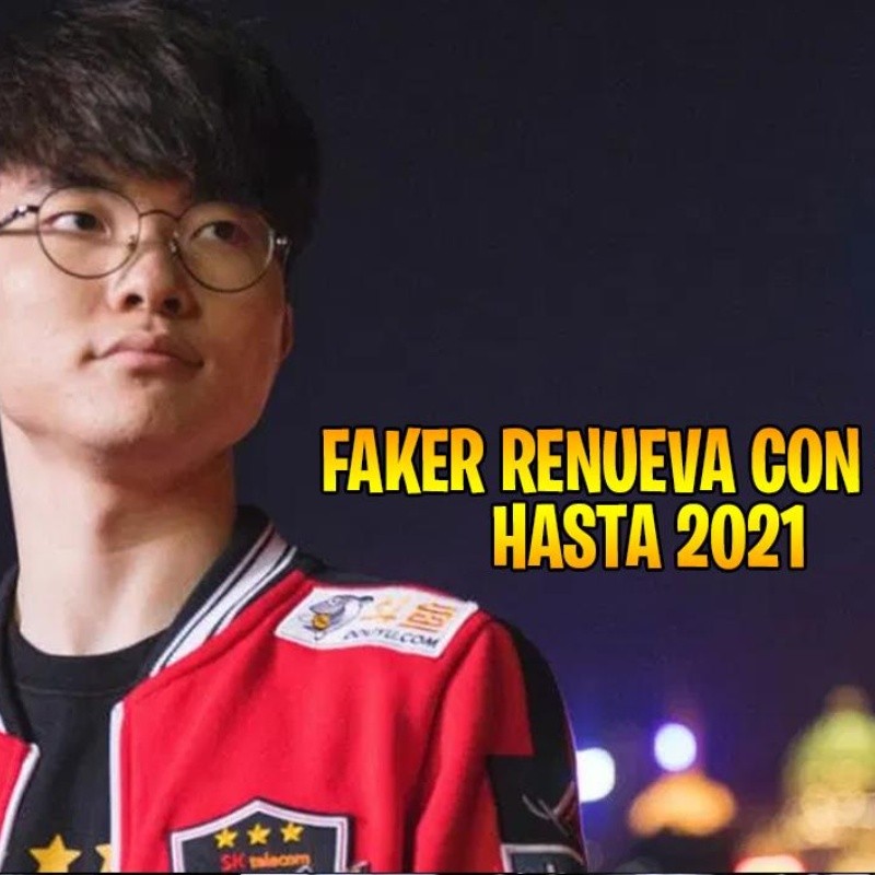 ¡Hay Faker para rato! SKT le renovó el contrato hasta 2021