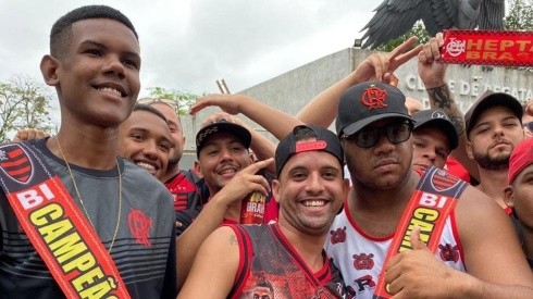 Fotos: los hinchas de Flamengo ya festejan ser campeones de la Libertadores