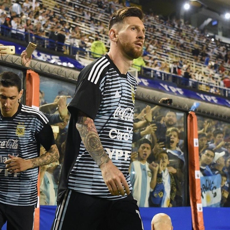 "Voy a insistir a ver si Messi puede jugar con mi hijo en La Bombonera"